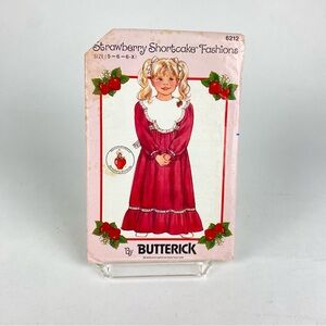 Butterick Strawberry Shortcake Fashions Pattern 6212
